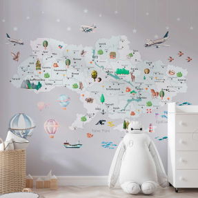 Детская карта Украины