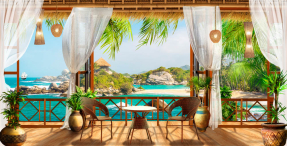 Тераса з видом на море