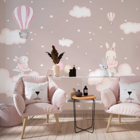 Зайчики на облаке