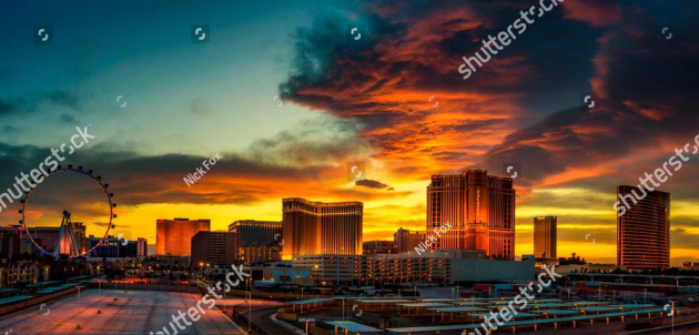 Закат в Лас-Вегасе