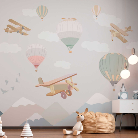 Воздушные шары в горах