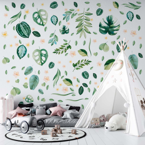 Стикер листики 180х120 см