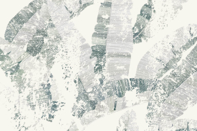 Винтажные банановые листья