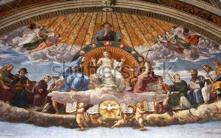 Фреска в музее Ватикана