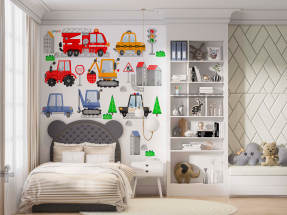 Стикер машинки 180х120 см