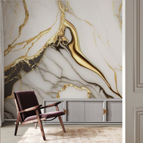 Мармур із золотом