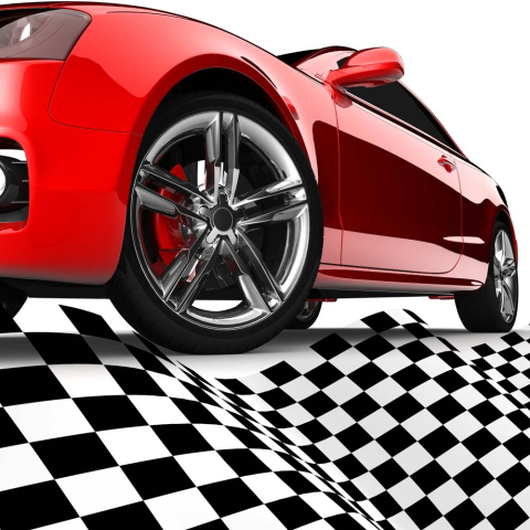 Красный автомобиль Красный автомобиль