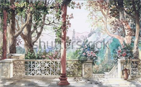 Тераса в горах