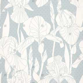 Пастельные ирисы