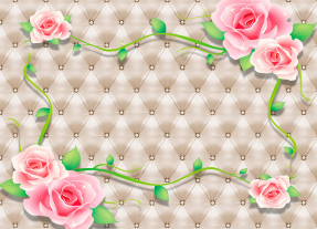 Розы на стене