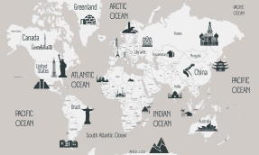 Карта с достопримечательностями