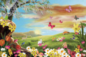 Сказочная лужайка