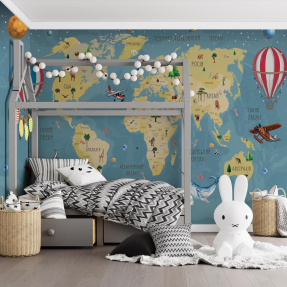 Карта с космосом