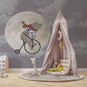 Мишка и луна