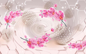 Орхидеи с шарами