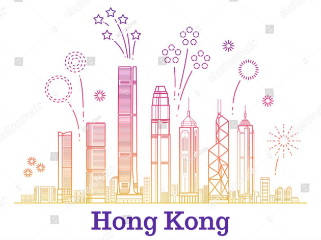 Иллюстрация Гонконга