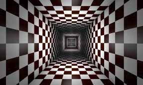 Тоннель из квадратов