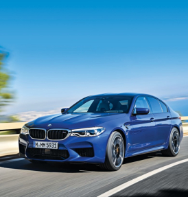 Синий BMW