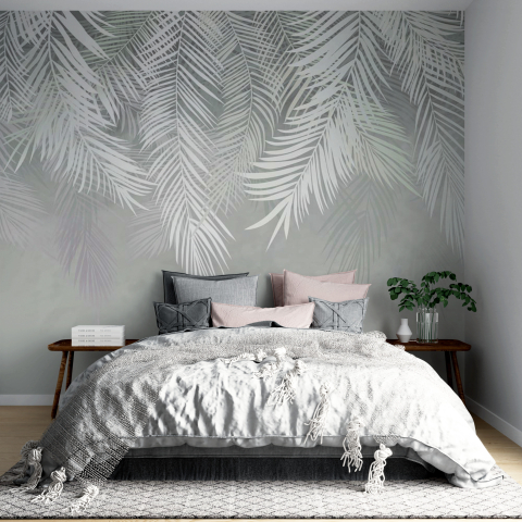 Зеленые свисающие листья