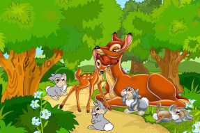 Бемби в лесу