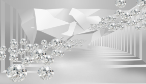 Тоннель с кристаллами