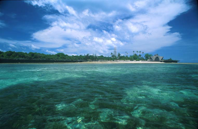 Вид на пляж с моря