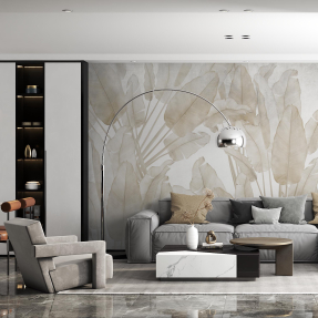 Бежевые листья