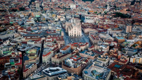 Вид на Милан