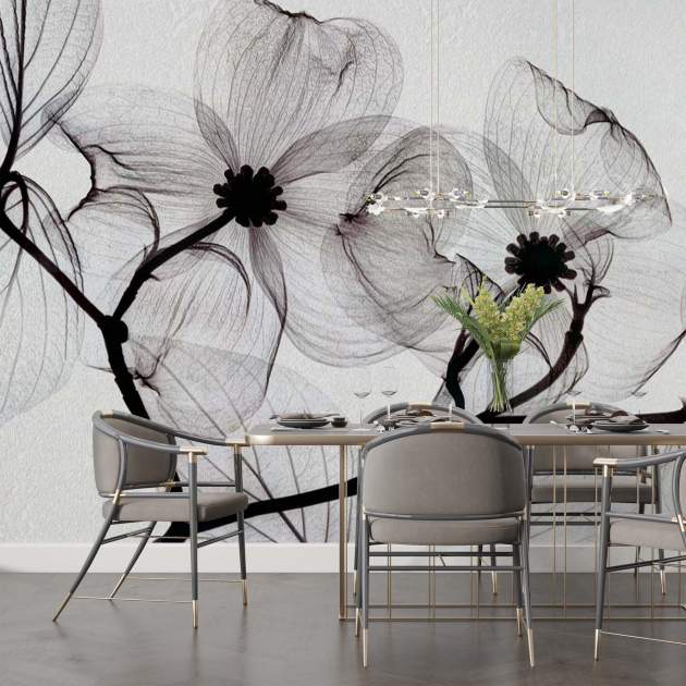 Серые цветы