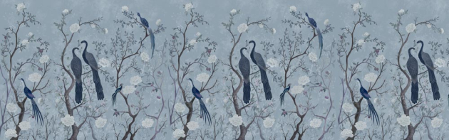 Шинуазри с птицами