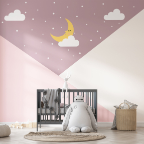 Місяць у хмарах