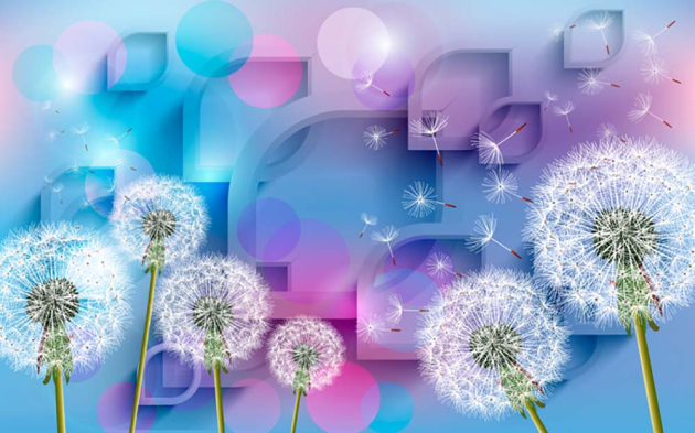 Одуванчики и фигуры