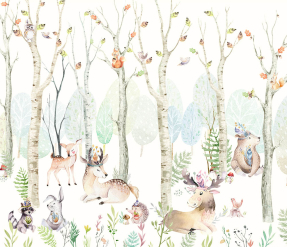 Милые звери в лесу