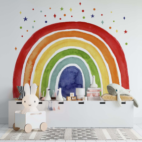 Яркая радуга