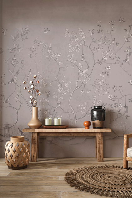 Шинуазри в спокойных тонах