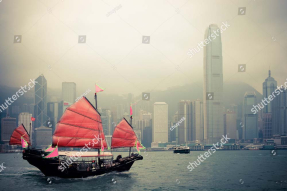 Прогулочный корабль Гонконга