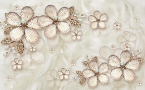 Драгоценности в виде цветов