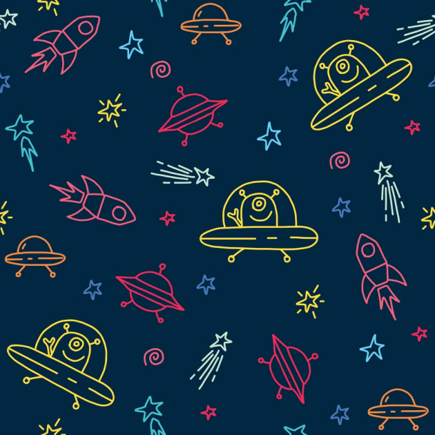 Космос в детскую комнату