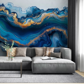 Синяя абстракция