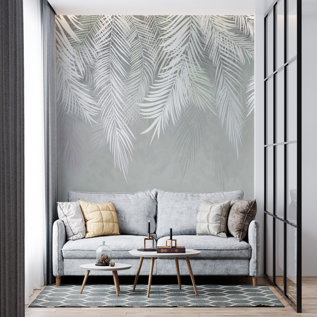 Зеленые свисающие листья