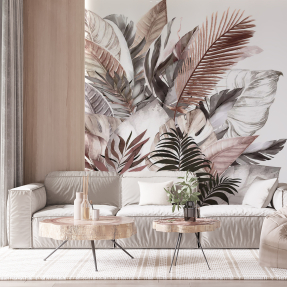 Нежные акварельные тропики