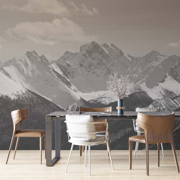 Заснеженные горы