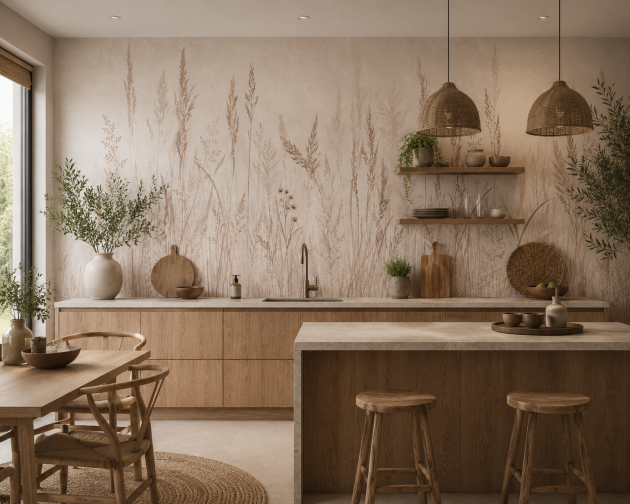 Колоски полевых цветов