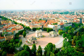 Вид на Милан