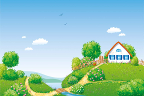 Деревенский домик